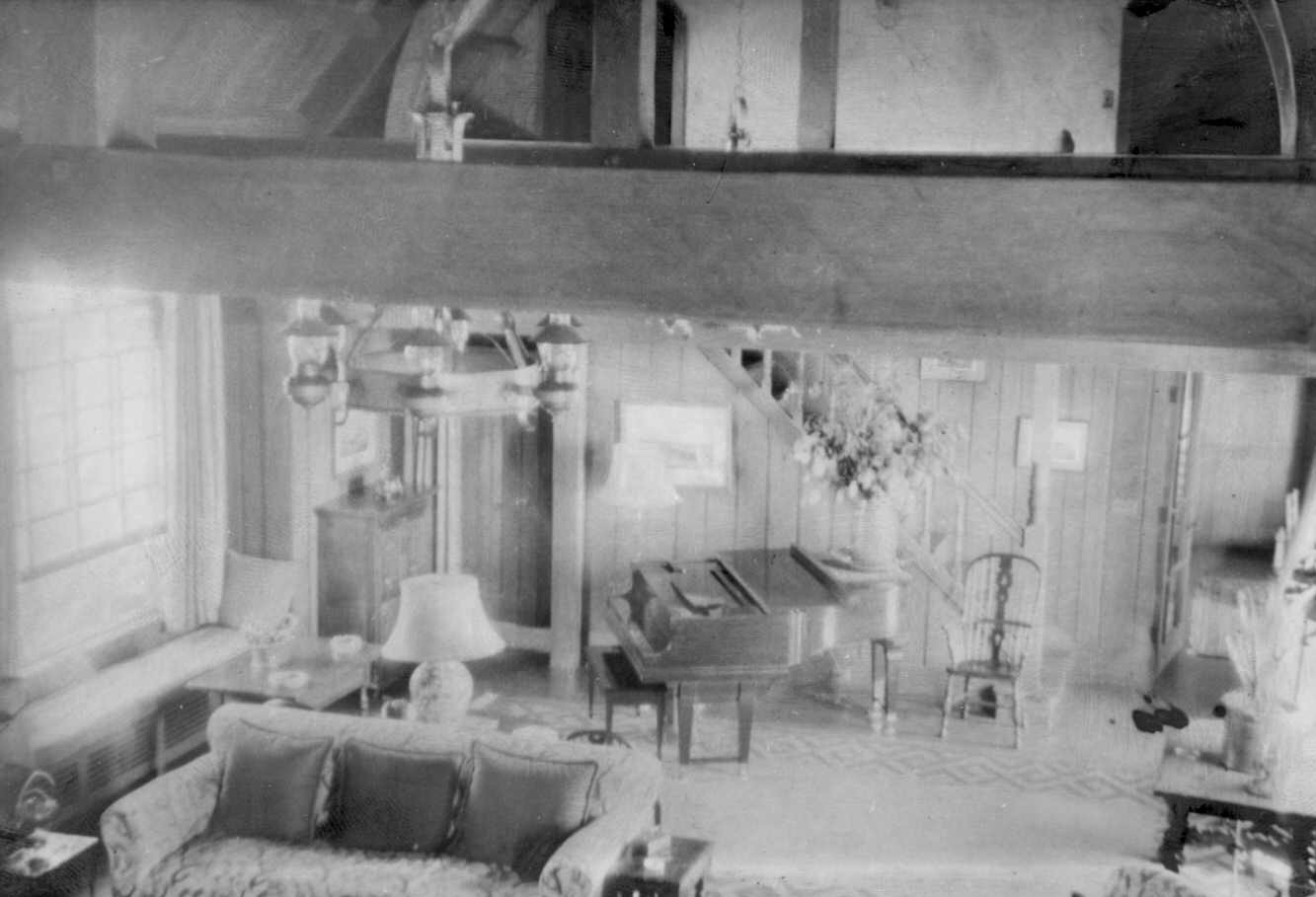 Living Room from 2nd floor 1940