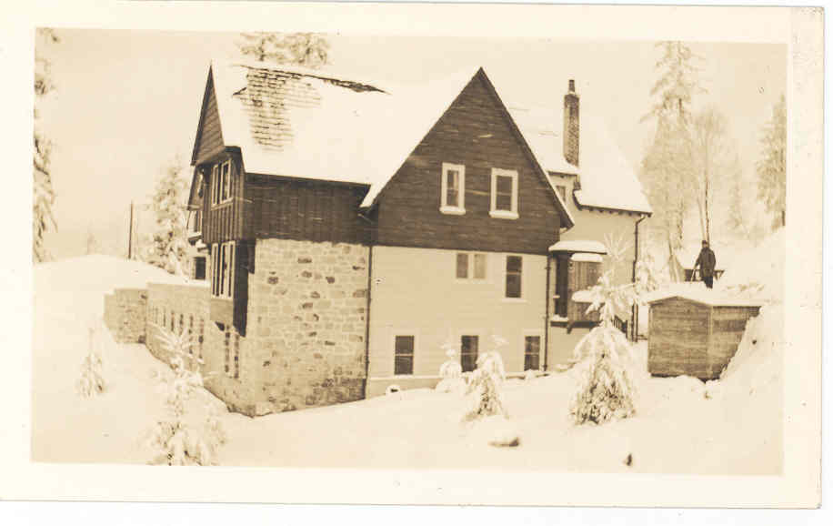 In snow 1935