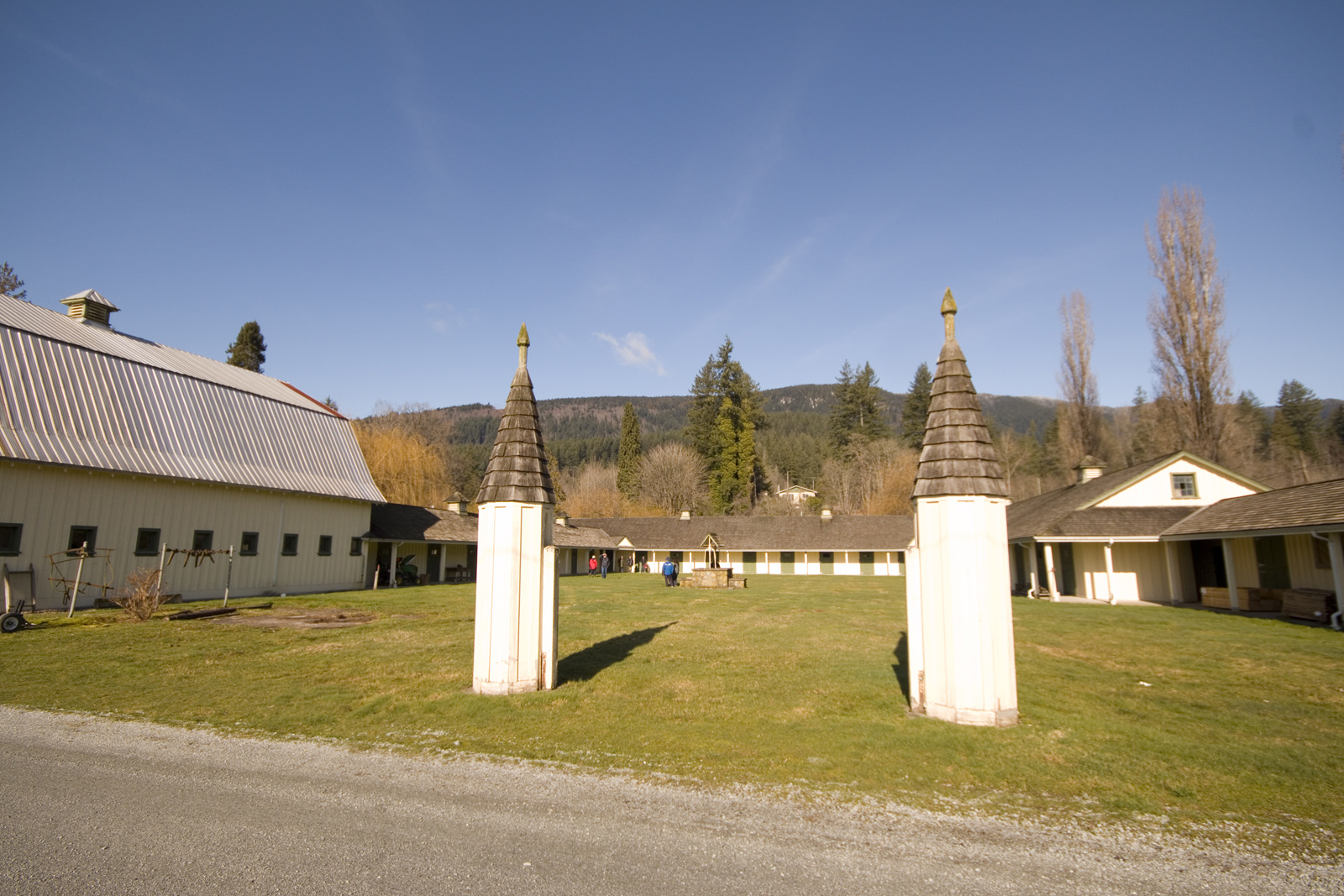 Front of Stables